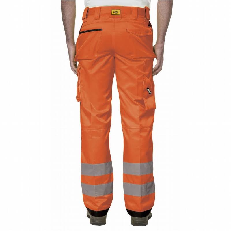 High-Visibility Orange Work Pant E66418