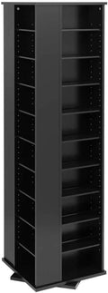 Black Four-Sided Spinning Tower Storage Cabinet C97022