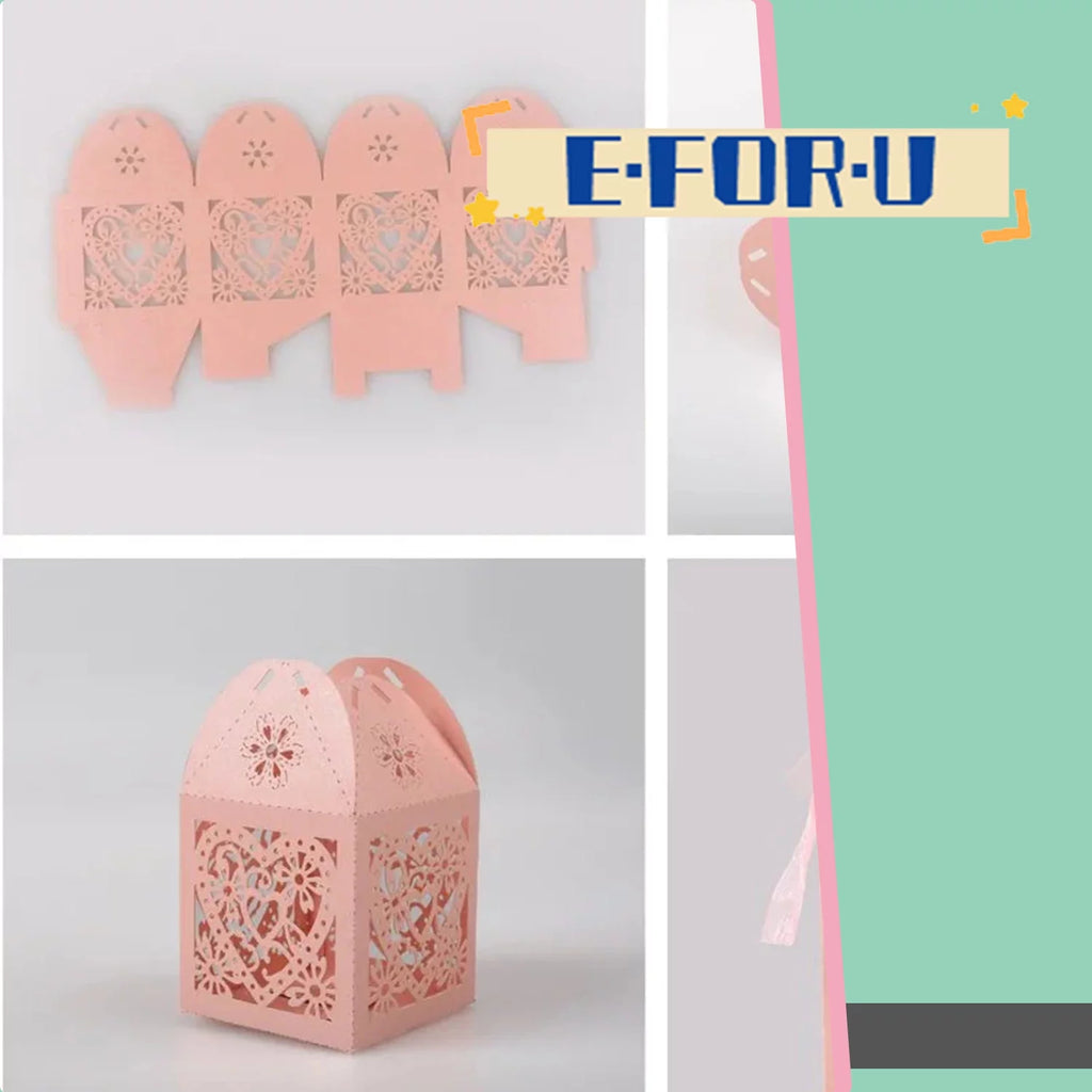 Laser Cut Wedding Candy Gift Box K86277