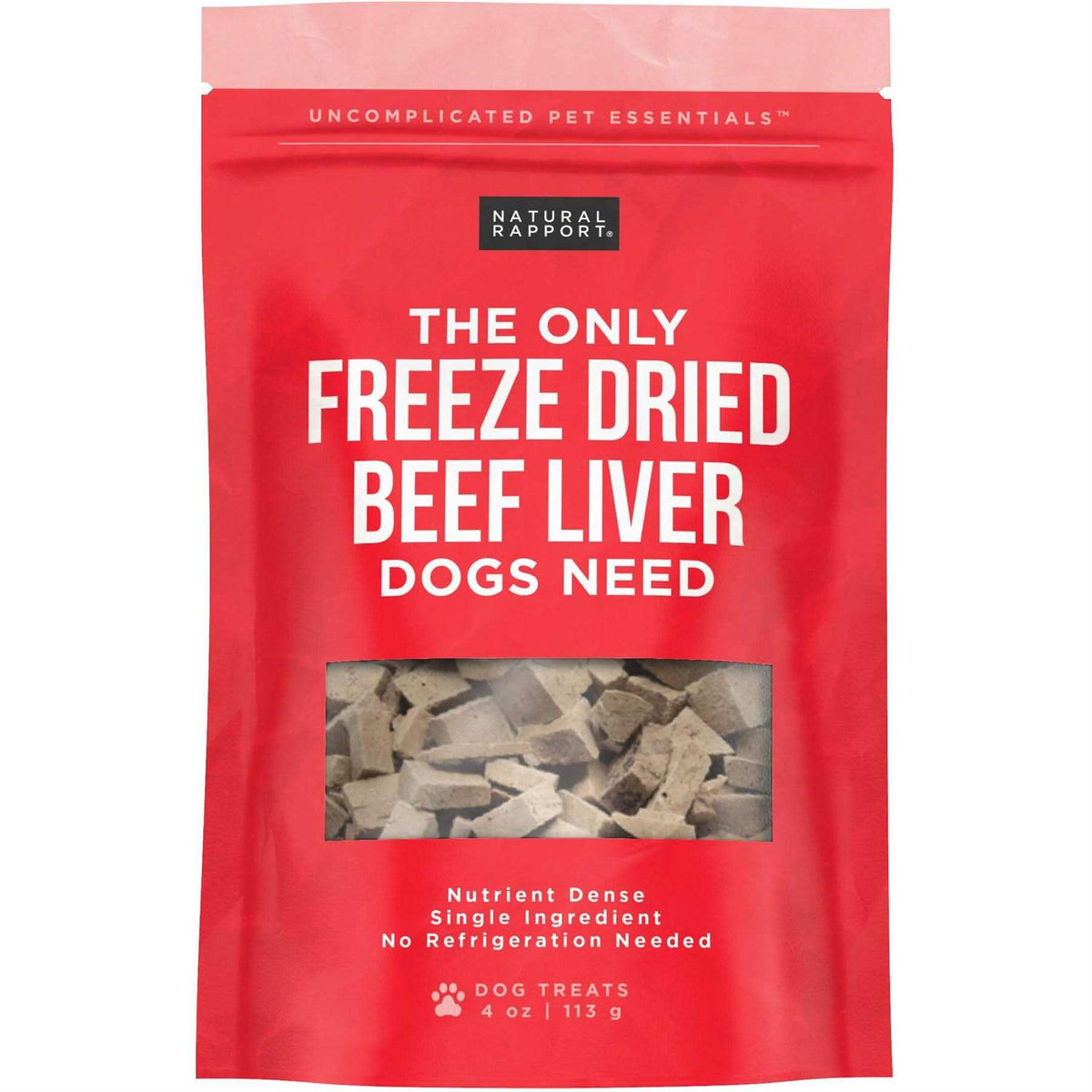 Freeze Dried Beef Liver Dog Treats L76067