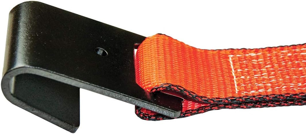 Ratchet Strap with Flat Hooks, 2 Inch x 30 Foot, 2 Pack, 3,300 Pound Safe Working Load J912064