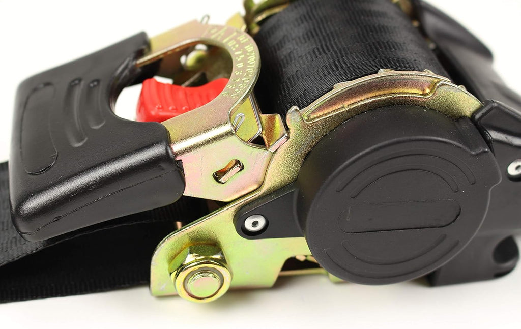 2 Auto Retract Ratchet Straps 1 x 10' Retractable Cargo Tie-Downs K8144