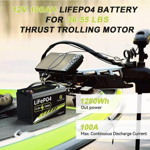 12V 100Ah LiFePO4 Battery Group 31 With Built-in 100A BMS K7615
