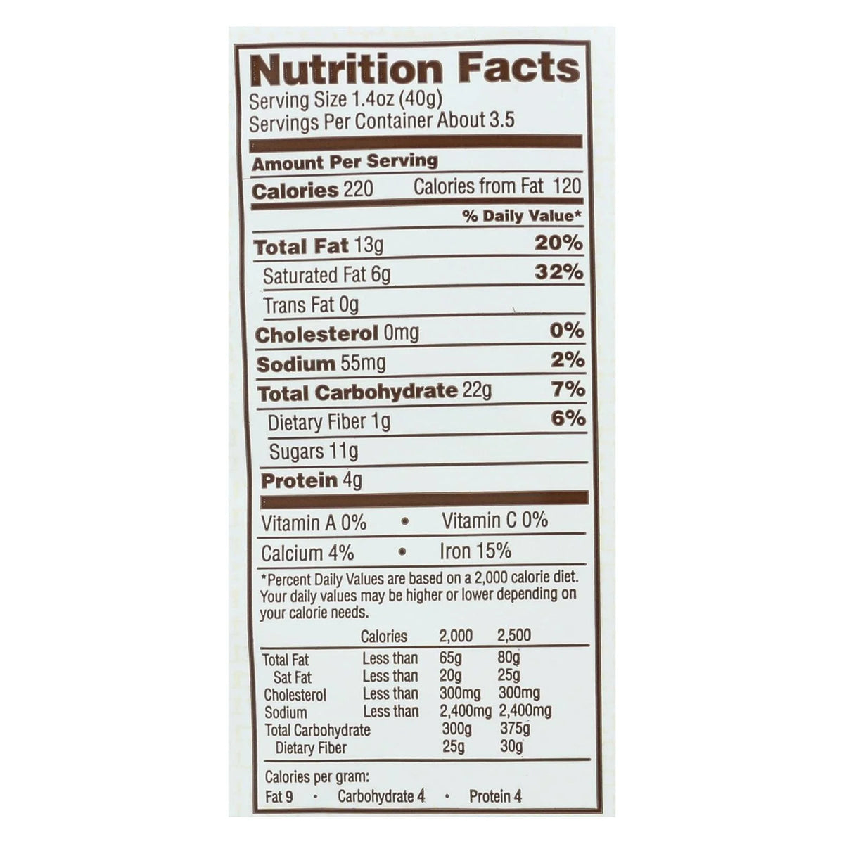 12 Pack Dark Chocolate Almond Snack Bars With Sea Salt, 4.7 Ounce Bars E2938