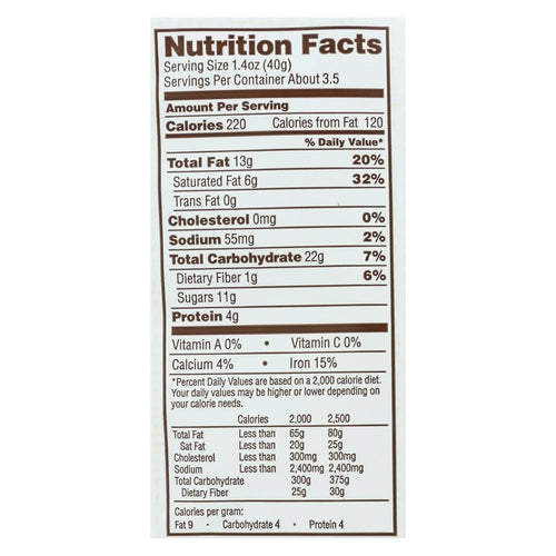 12 Pack Dark Chocolate Almond Snack Bars With Sea Salt, 4.7 Ounce Bars E2938
