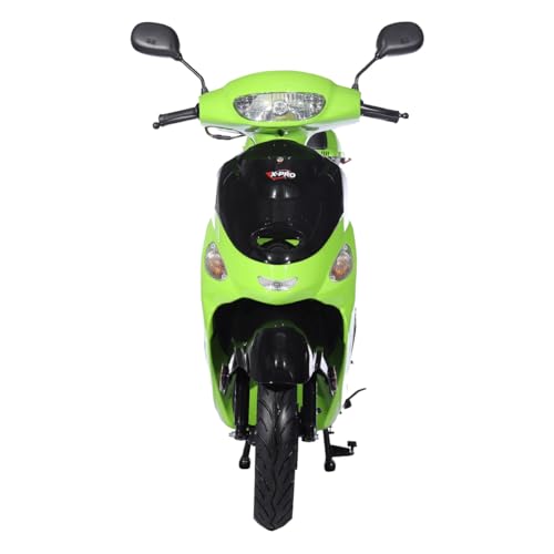 Black 50 Moped with 10" Aluminum Wheels I40847