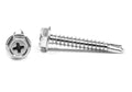 #10-16 x 1/2 Self Drilling Screw Phillips Hex Washer Head Zinc Plated J264299