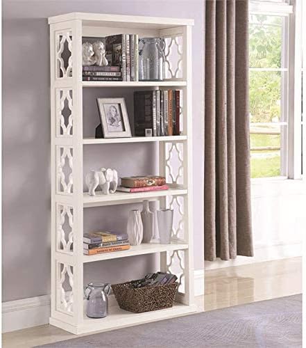 White 5 Shelf Bookcase U168462