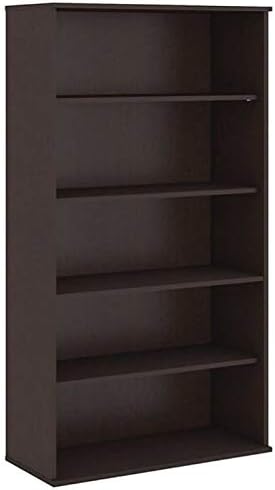 5 Shelf Bookcase in Mocha Cherry J5280