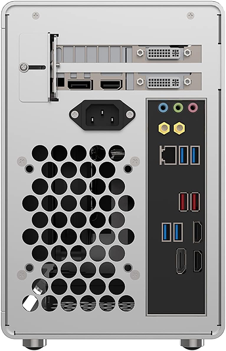 Mini ITX Aluminum Computer Case with Tempered Glass X538