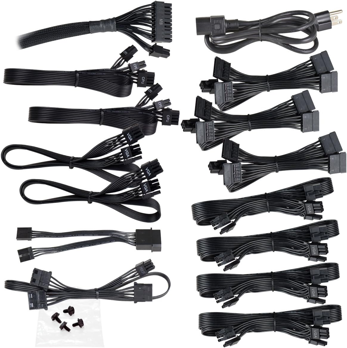 1000W 80+ Gold Semi Modular Power Supply A2558