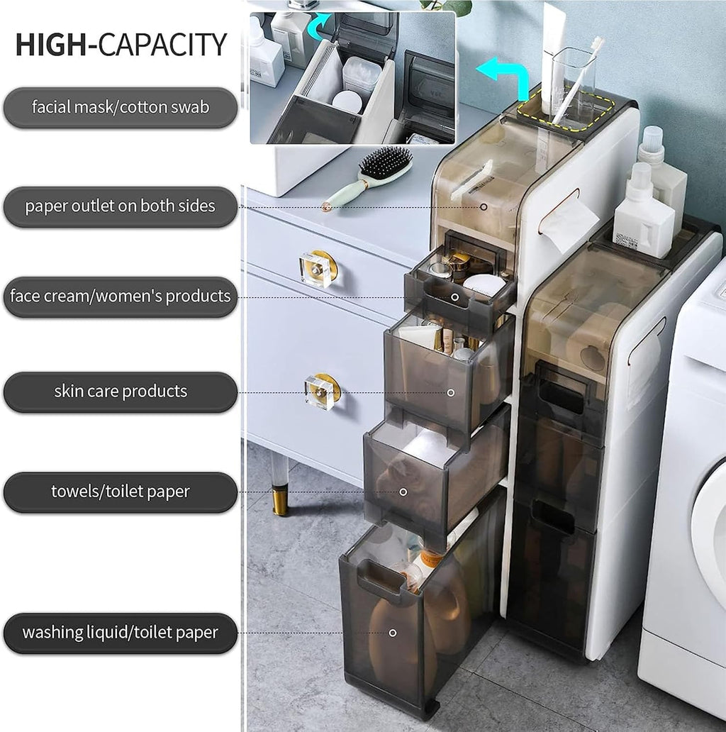 Floor-standing Bathroom Storage Cabinets W47783
