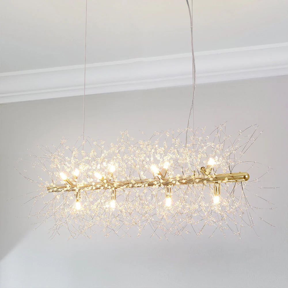 12-Light Dimmable Contemporary Sputnik Chandelier W88264