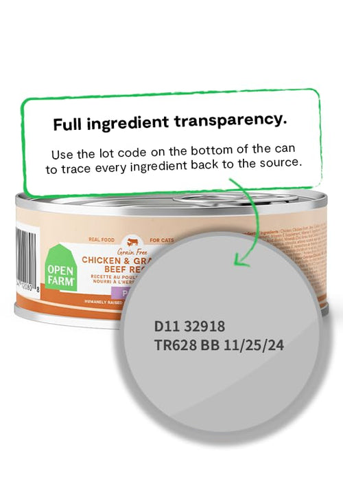 12 Cans 5.3oz Canned Cat Food Q3485
