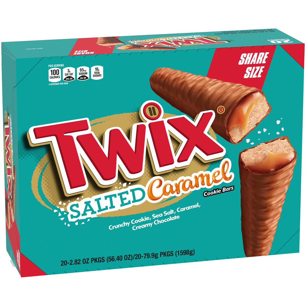 Salted Caramel Chocolate Cookie Bars, 2.8 Ounce, 20 Count B76145