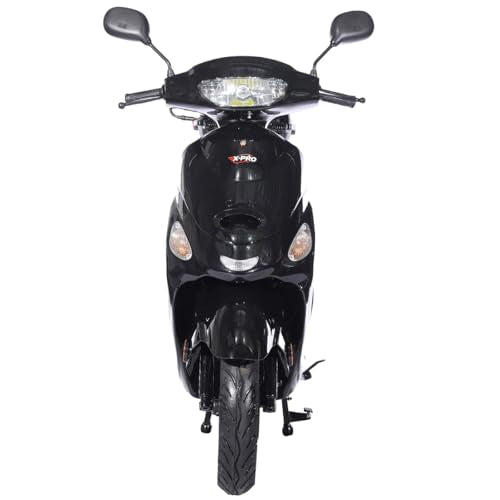 Black 50 Moped with 10" Aluminum Wheels I40847