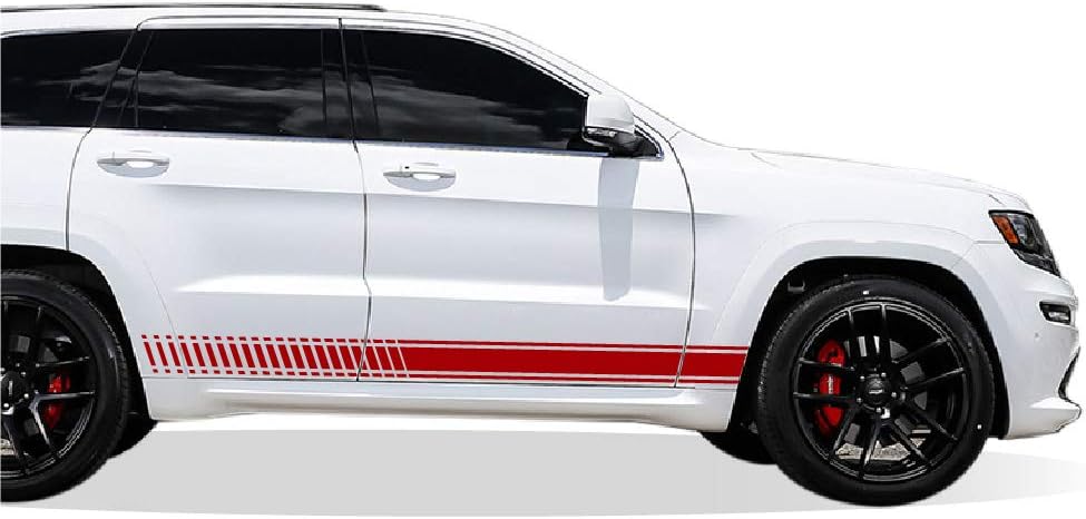 Racing Side Stripes Decal Sticker Graphic Pack of 2 S7979