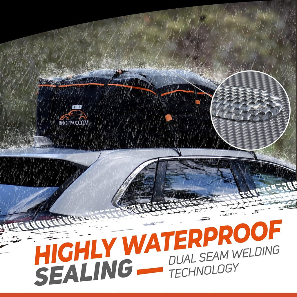 19 Cubic Feet Waterproof Car Roof Bag & Rooftop Cargo Carrier T3423