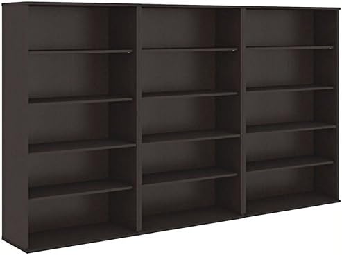 5 Shelf Bookcase in Mocha Cherry J5280