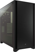Black Tempered Glass Mid-Tower ATX PC Case I9108