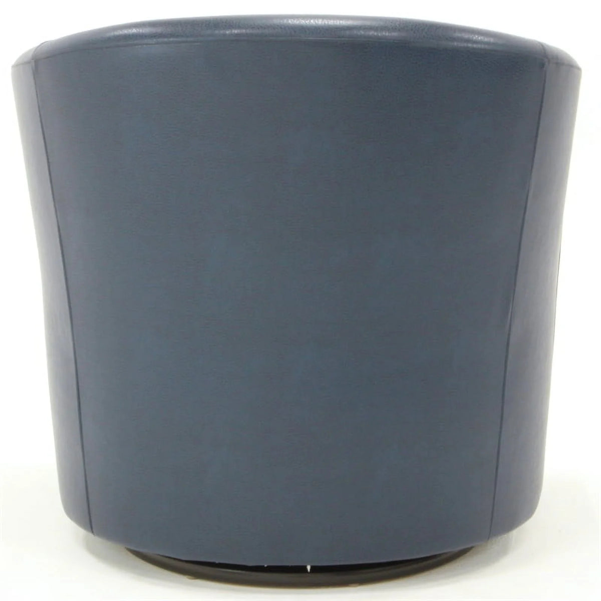 Blue Faux Leather Swivel Club Chair P3778