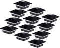 4 x 4 Solar LED Fence Post Cap Light 12 Pack Black Z201