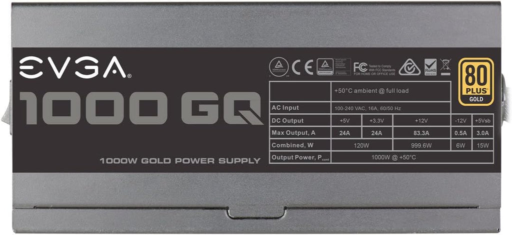1000W 80+ Gold Semi Modular Power Supply A2558