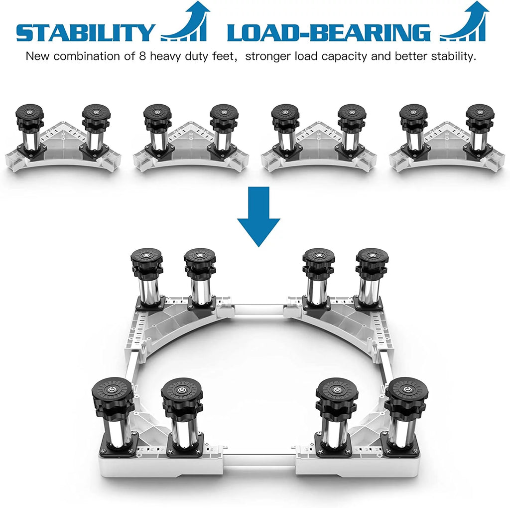 Mini Fridge Stand with 8 Adjustable Feet O250