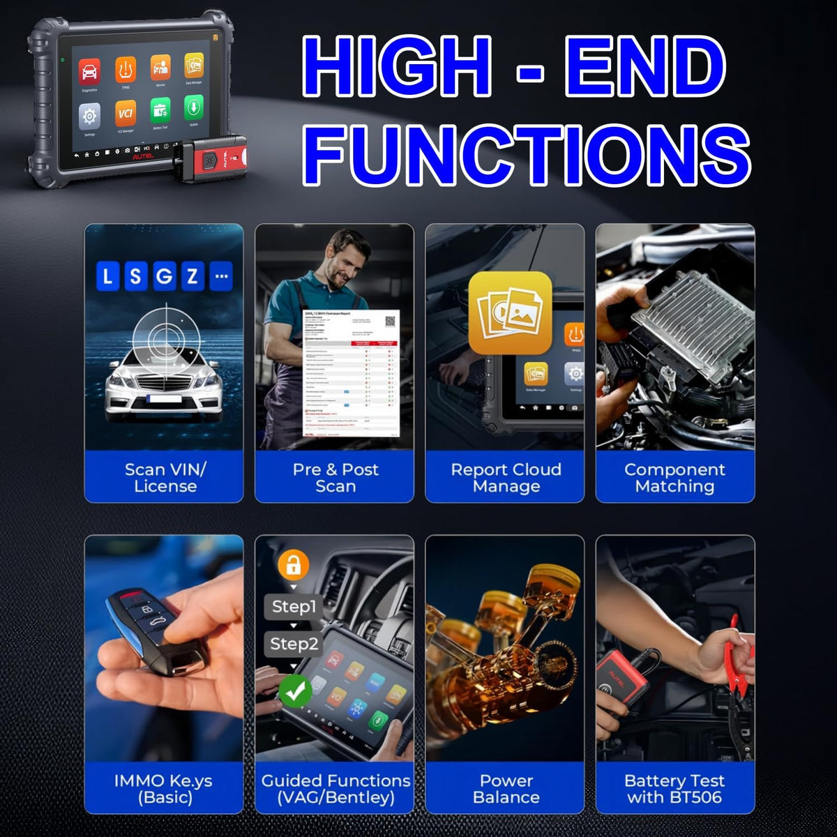 All System Diagnostic Scanner with TPMS Programming R4628