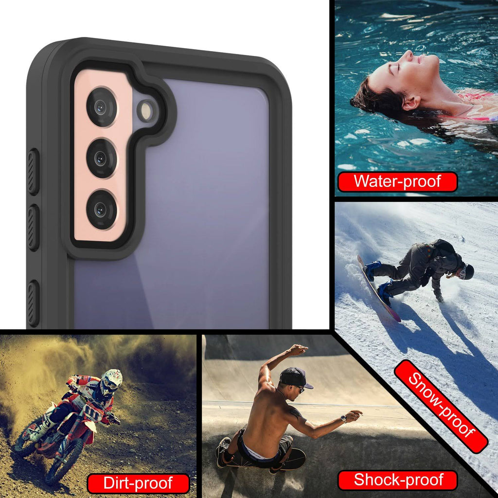 Galaxy S21+ Plus Water Shock Snowproof Slim Screen Protector Case Pink H71967