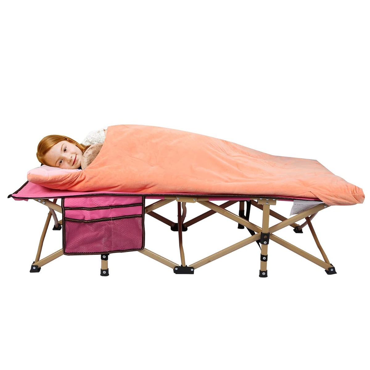 Kids Portable Folding Cot Bed, Blue 53x26 G78117