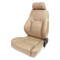 Beige Vinyl Passenger Side Seat R6614