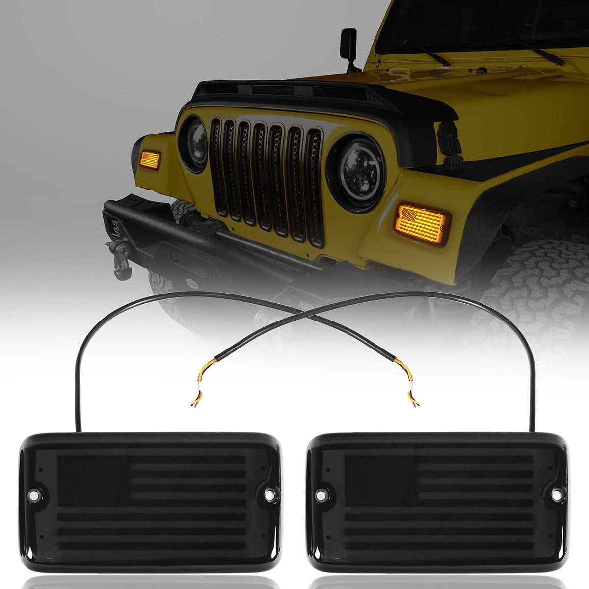 LED Turn Signal Lights Pack of 2 D7190