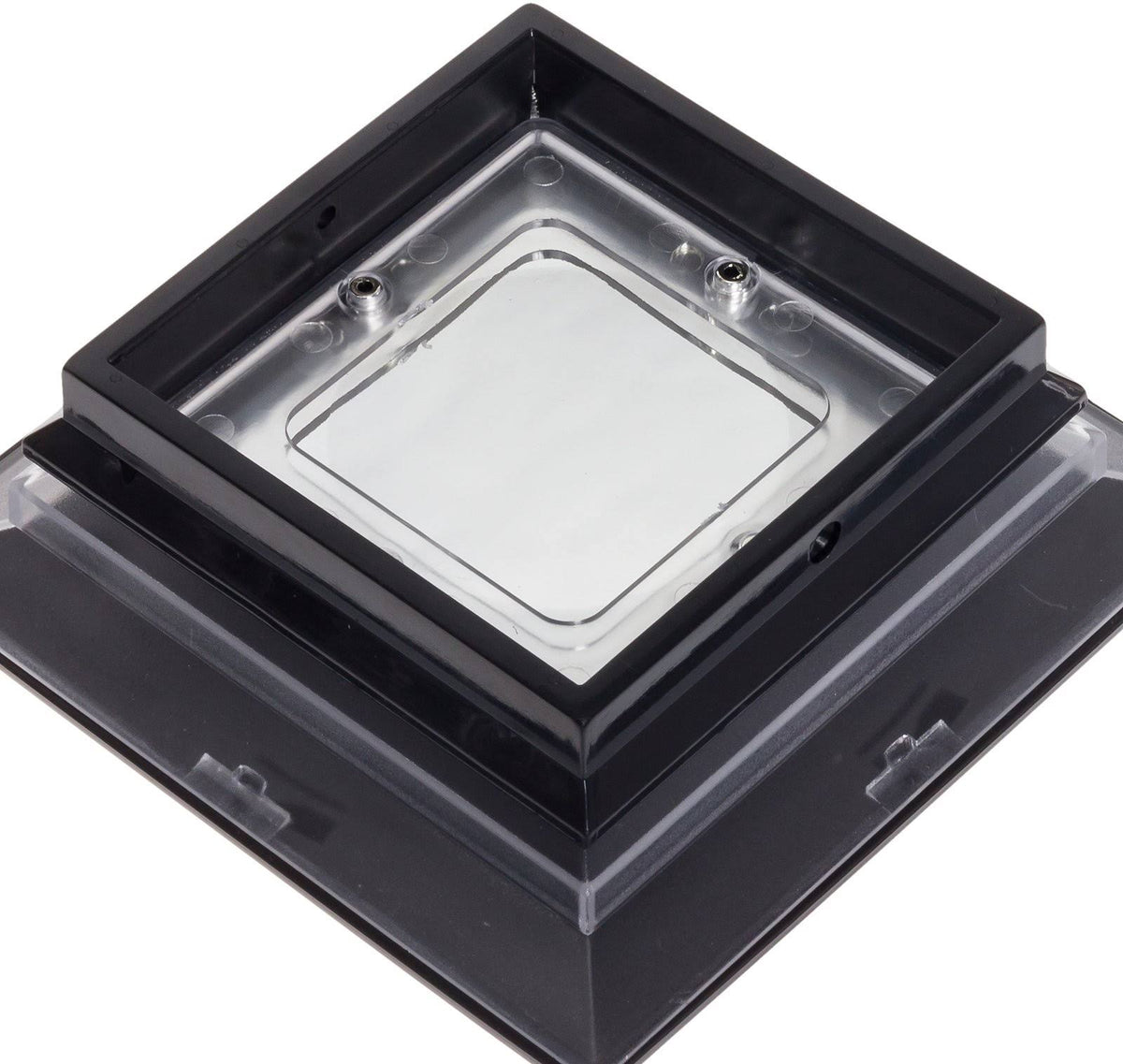 4 x 4 Solar LED Fence Post Cap Light 12 Pack Black Z201