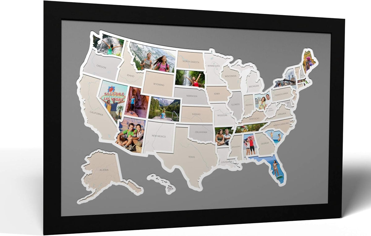 50 States USA Photo Map O417207