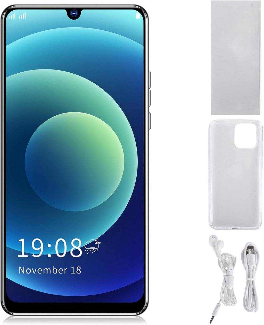 Unlocked Android Smartphone 6.26Inch 1+8GB Dual Card Black M92594