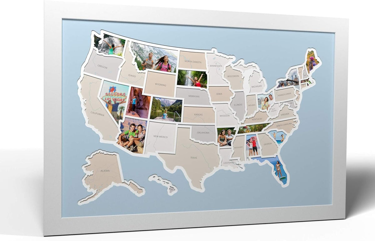 50 States USA Photo Map O417207
