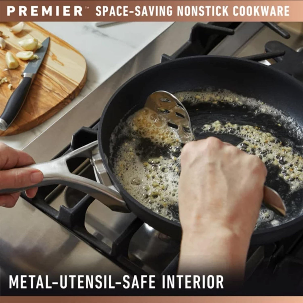 1.5 Quart Hard-Anodized Nonstick Sauce Pan with Lid V696579