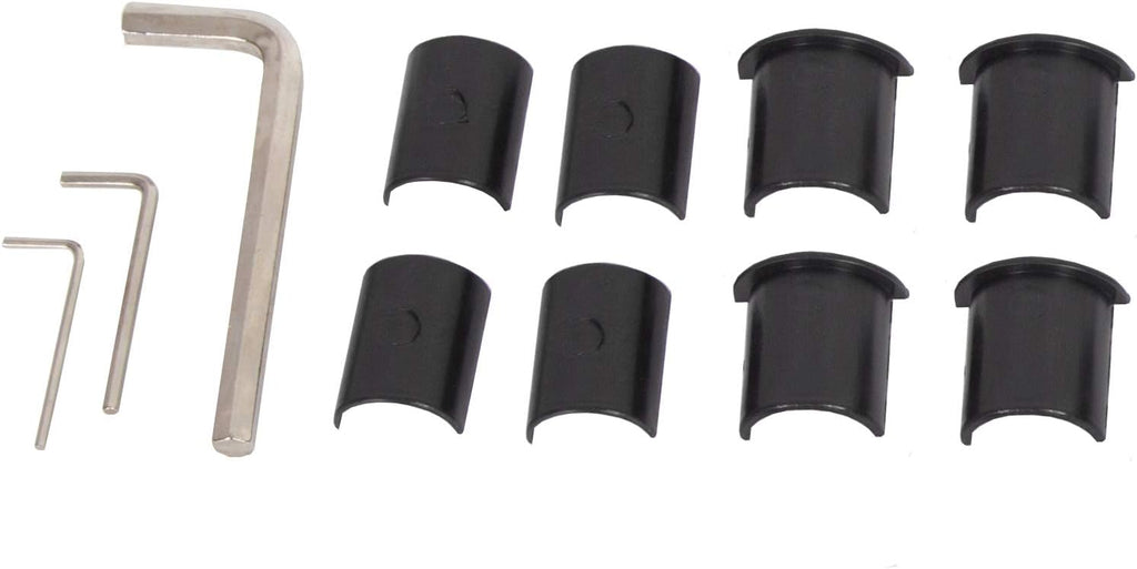 1-1/4" Long Highway Foot Pegs Pedal with Screws for 1.25" Motorcycle Crash Bar Engine Guards Mount Tubing E26193