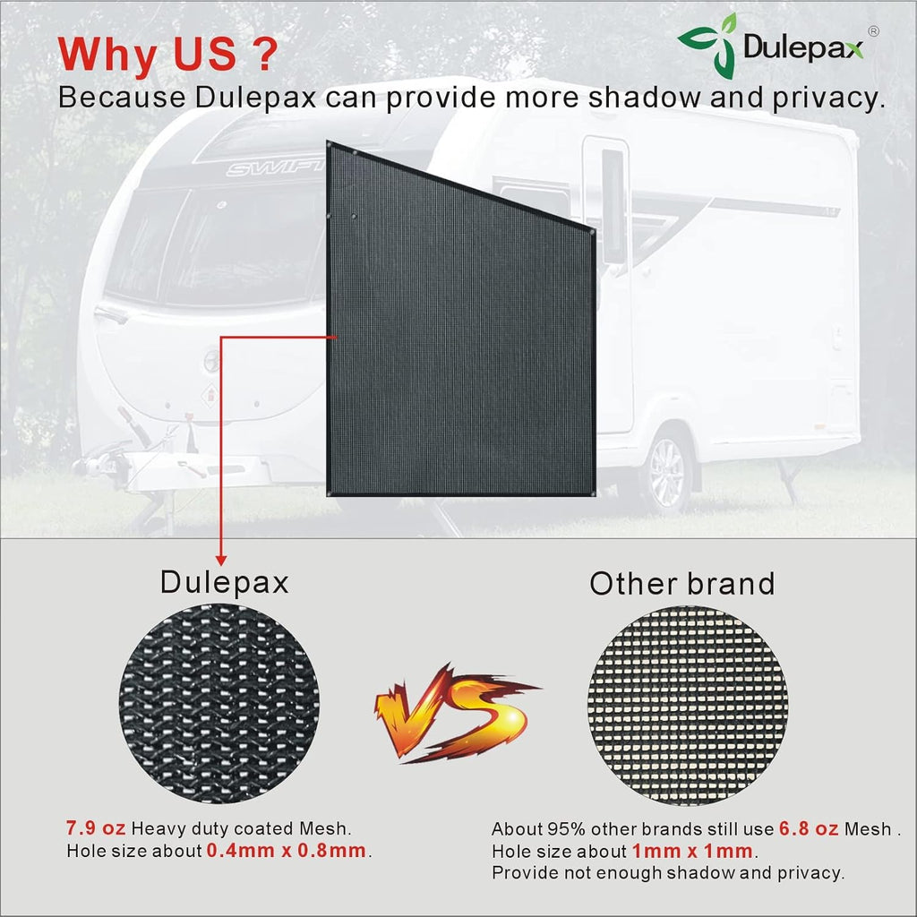 RV Awning Side Shade 9'X7' Y574441