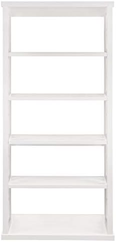 White 5 Shelf Bookcase U168462
