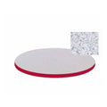 Round Cafe Breakroom Laminated Top 24 in. Gray Granite H99048