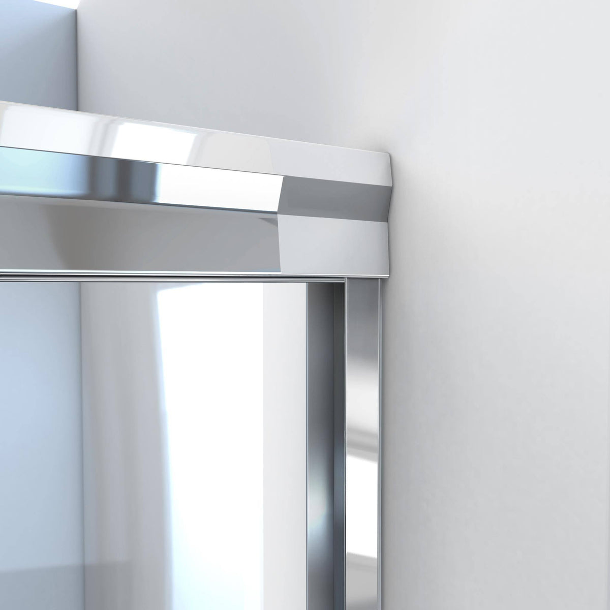 52-in to 56-in Frameless Oil-Rubbed Bronze Sliding Shower Door A753