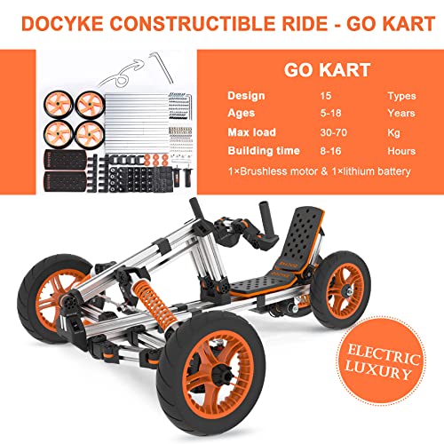 Electric Go Kart Battery Powered 800W Motor E4744