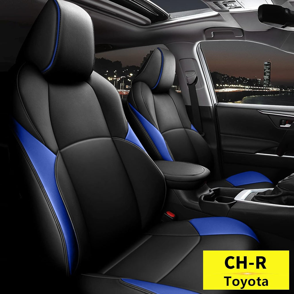 Faux Leather Car Seat Covers Full Set J9032