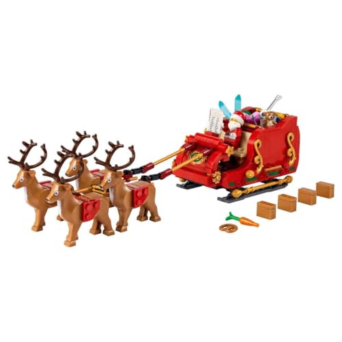 LEGO Santa's Sleigh Building Toy Set with Santa Claus Figurine & Reindeer L7072