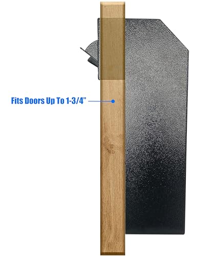 Black Galvanized Steel Locking Mailbox Door Drop Box F549806