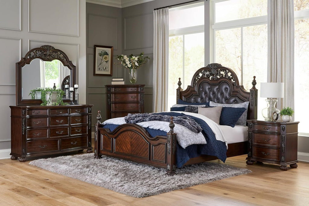Cherry Finish 5 Drawer Chest P778001