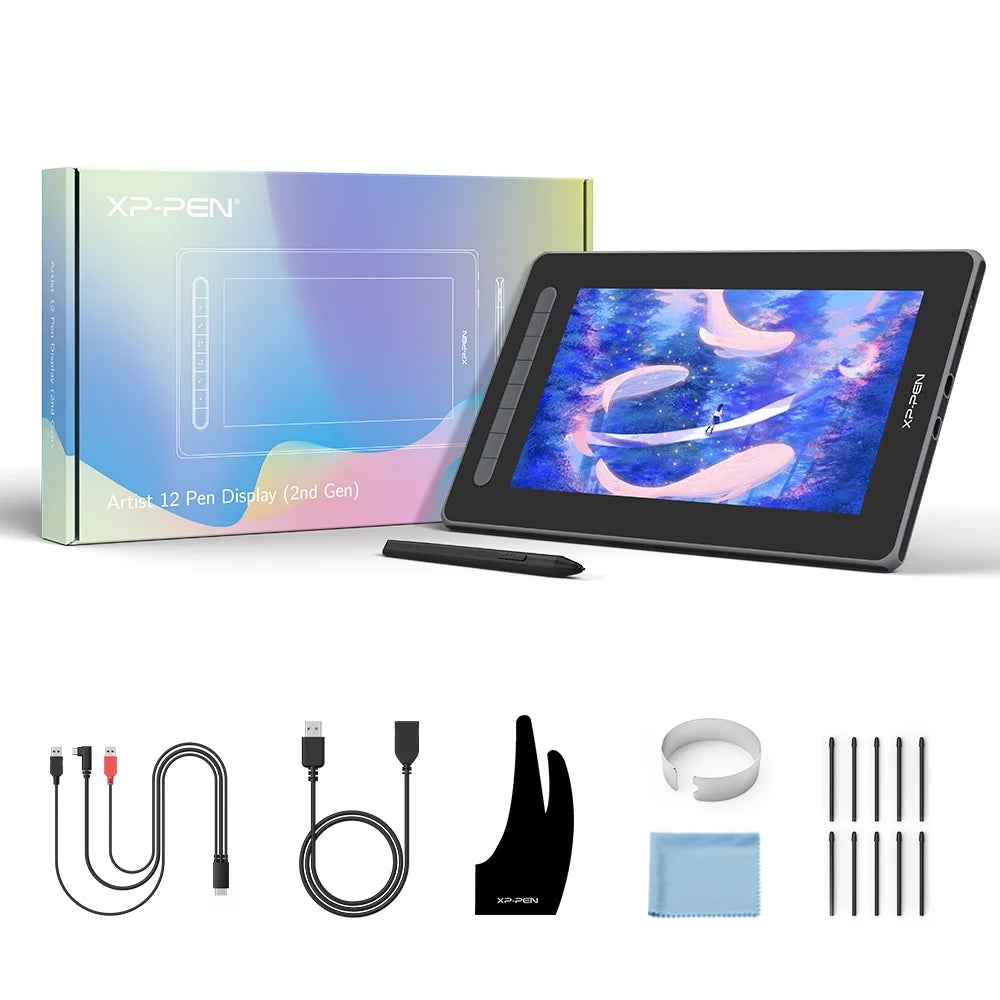Pink 11.9in Graphics Display Digital Tablet O739