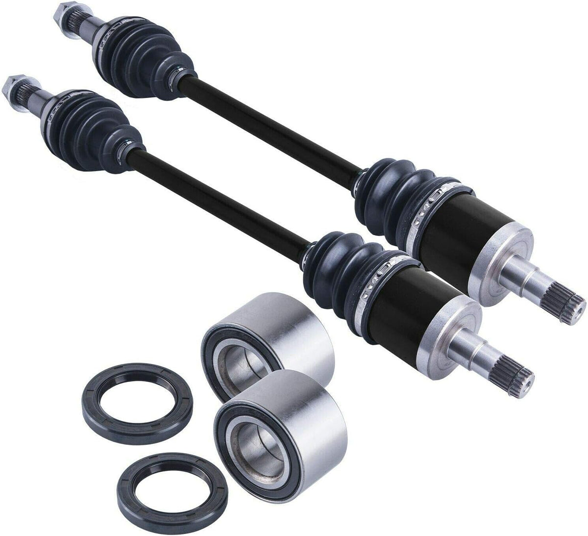 Front CV Axles Wheel Bearings & Seals Set O75733